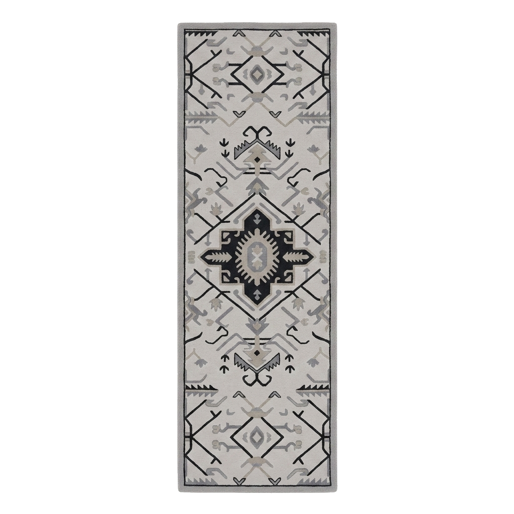 Obsidian Canyon Hand Tufted Runner Rug