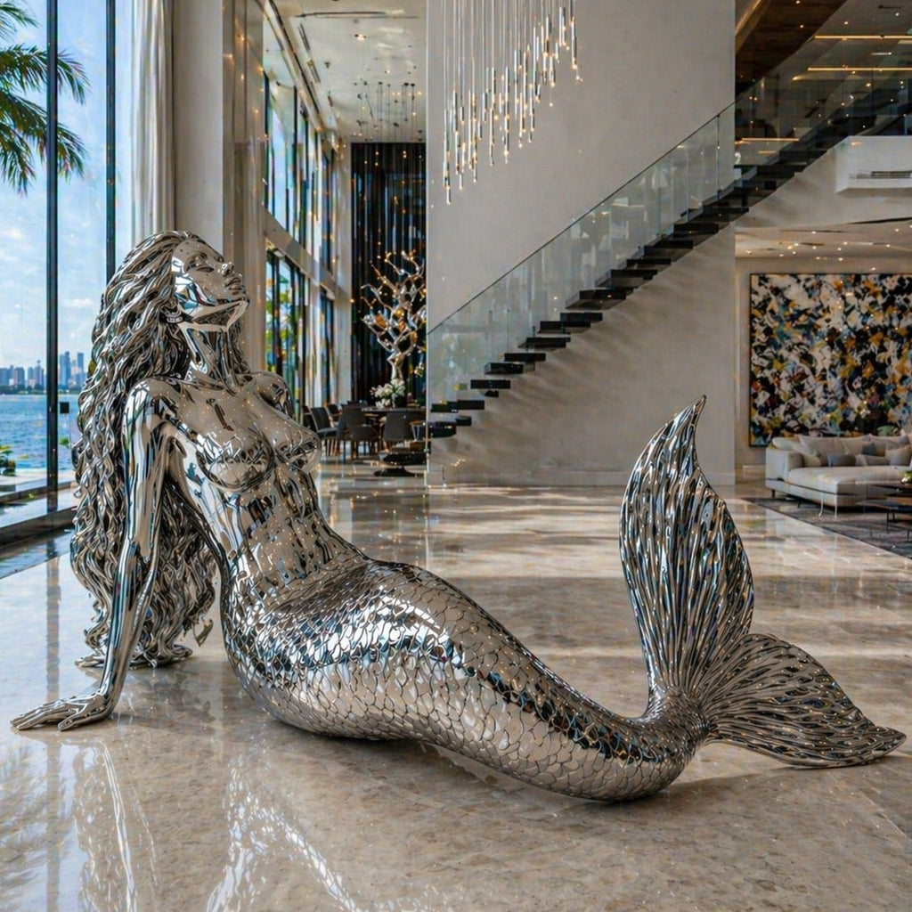 OSO Stainless Steel Ocean Muse Sculpture