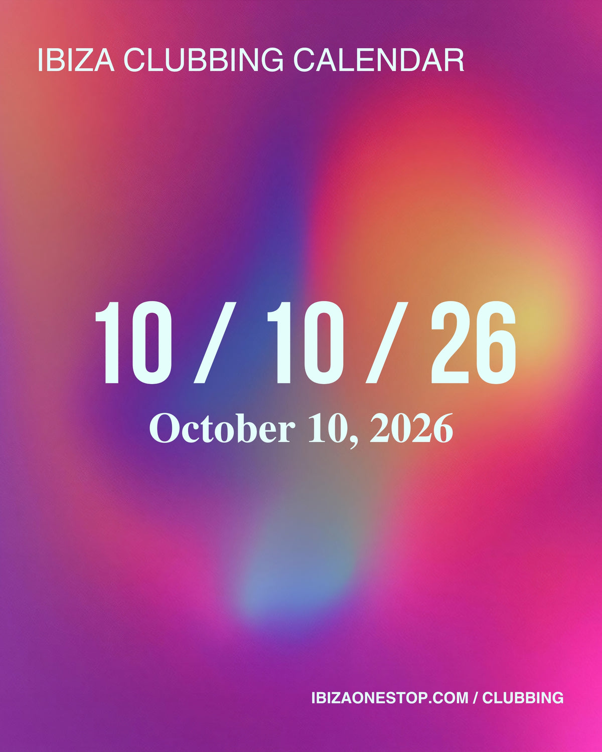 October 10, 2026 Ibiza Parties at Ushuaïa, [UNVRS], Amnesia, Pacha, O Beach, Chinois & More: ANTS, Closing Parties, Roger Sanchez & More