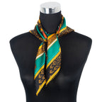 Floral Square Silk Scarf Olaya
