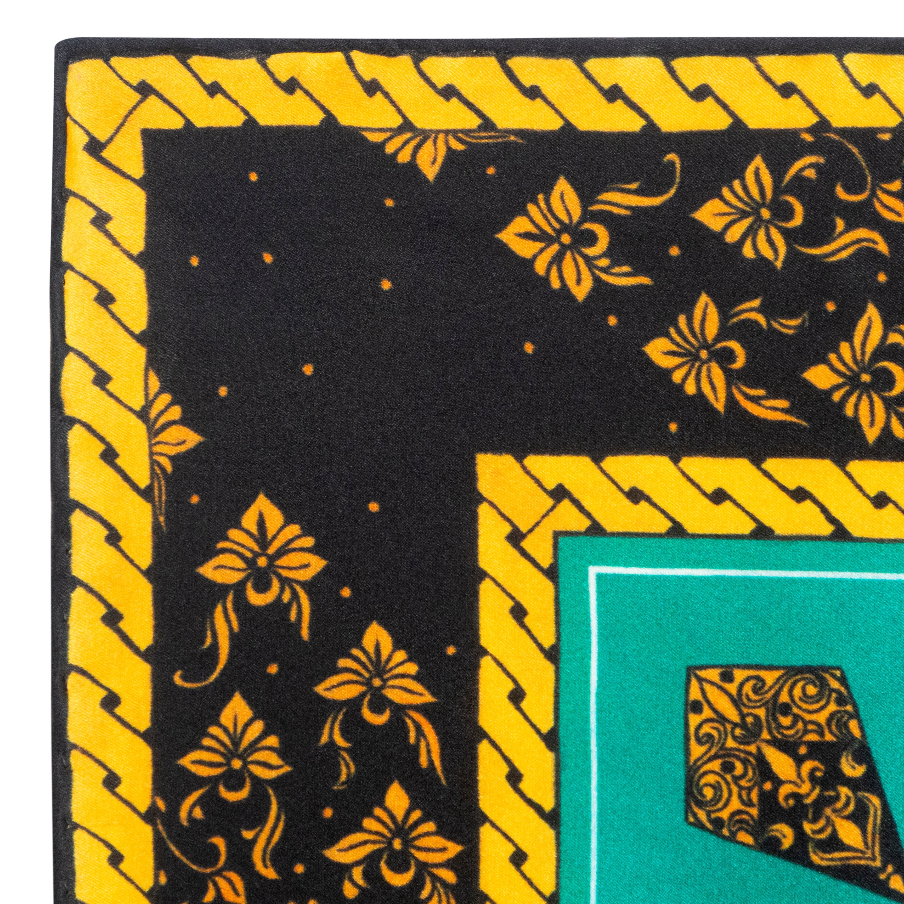Floral Square Silk Scarf Olaya