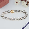 Multi Shape Old Cut Lab Diamond Tennis Bracelet