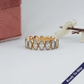 Old Mine Oval Lab Diamond Eternity Band