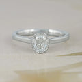 Old Mine Cushion Cut Milgrain Bezel Solitaire Ring