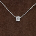 Old Mine Cushion Solitaire Pendant
