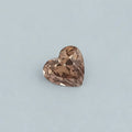 Old Mine Heart Cut Champagne Diamond Loose