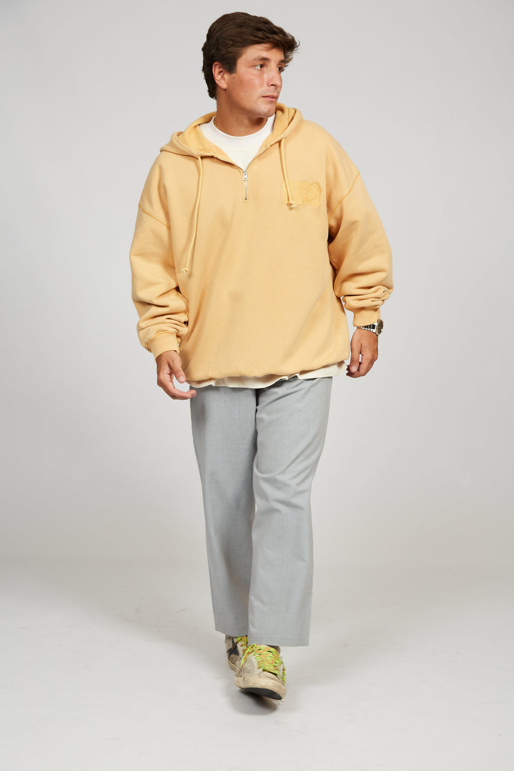 Pantalón de lino azul