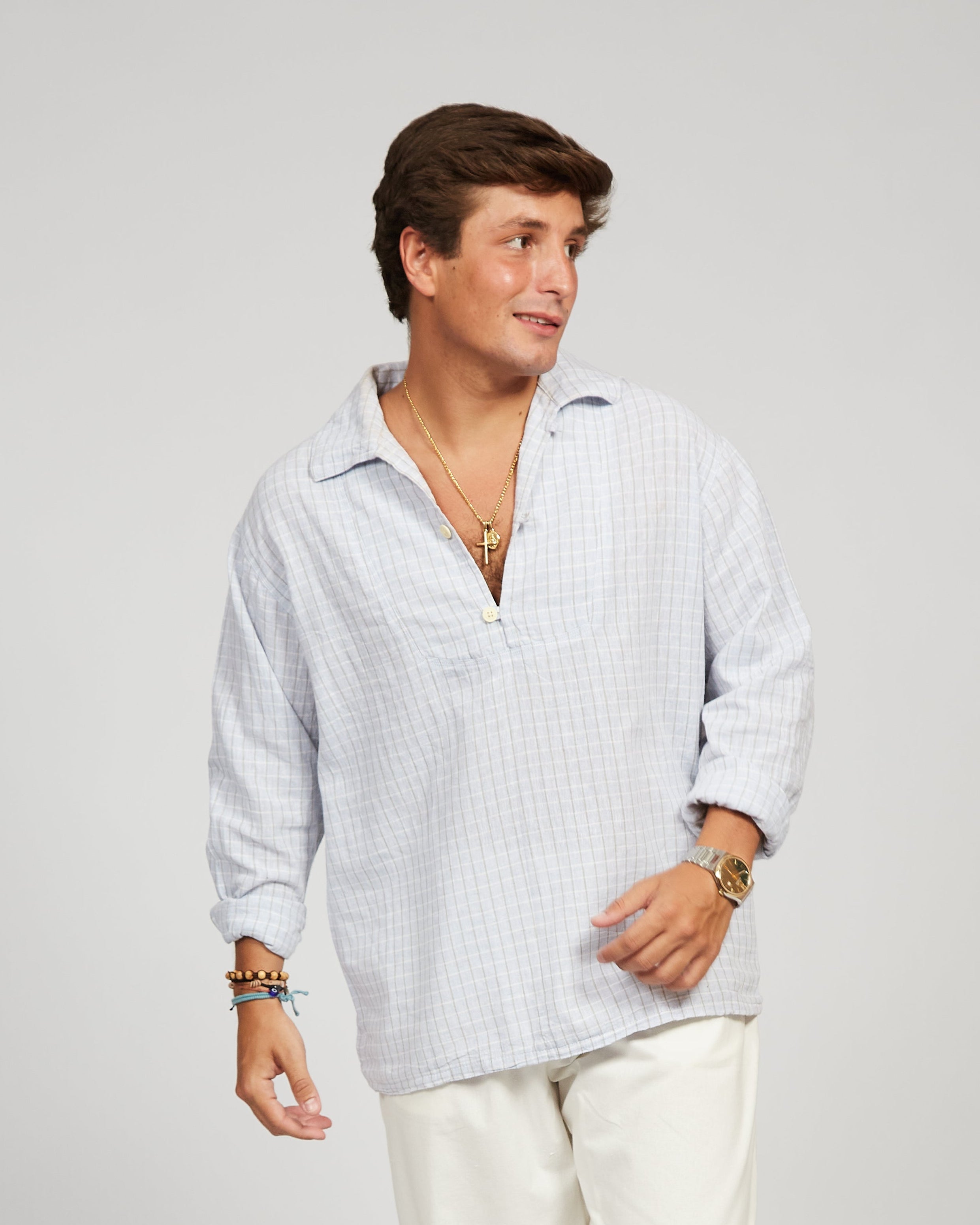 Camisa lino San Pietro