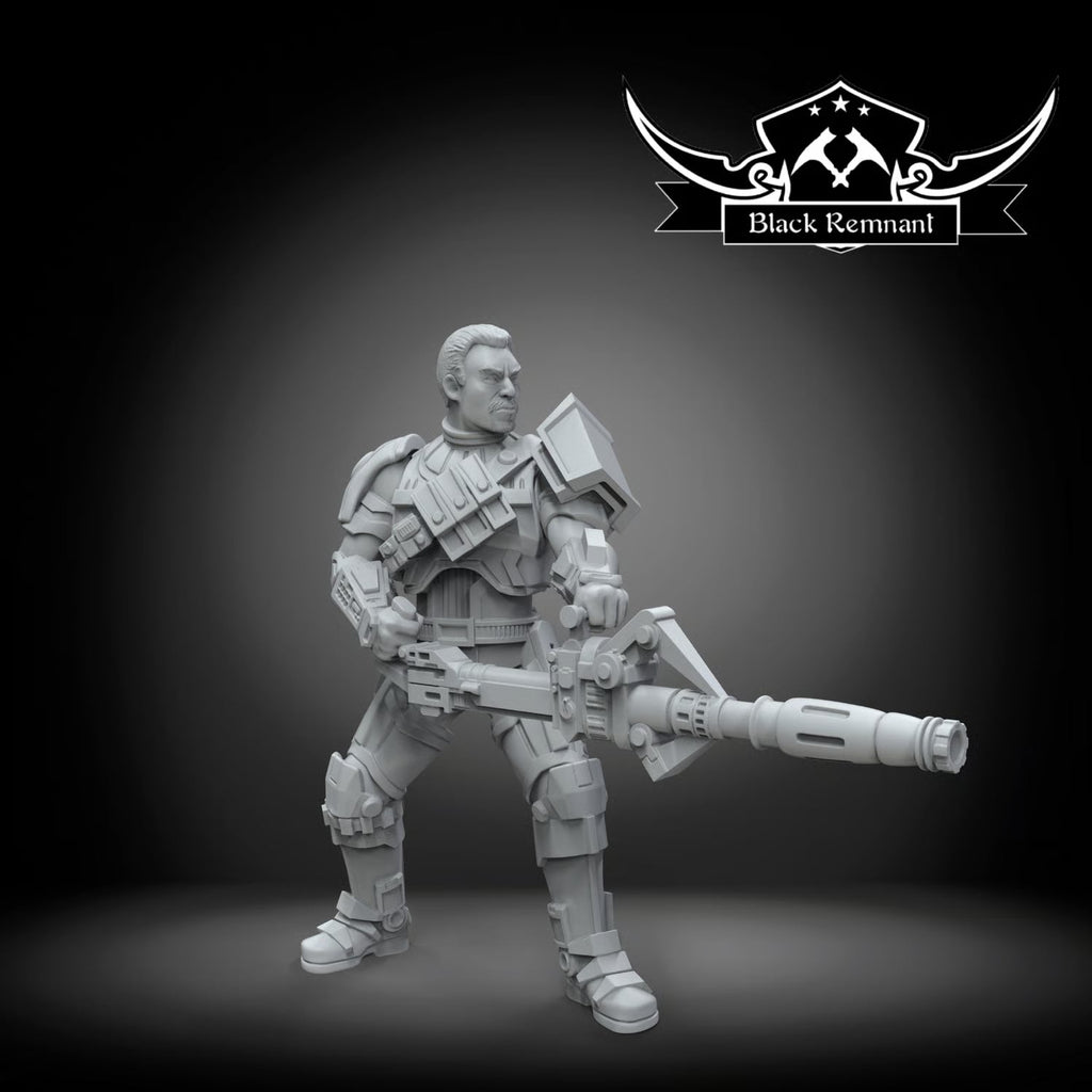 Old trooper leader, Black Remnant