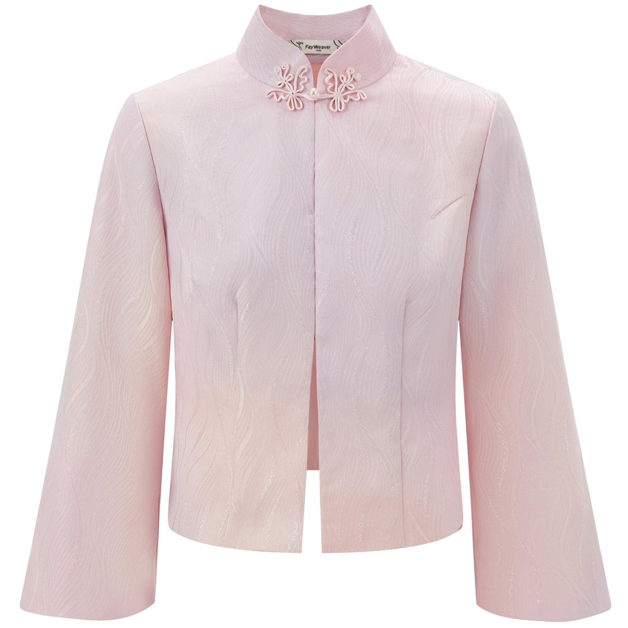 Ombre Pink Bell Sleeve Jacket