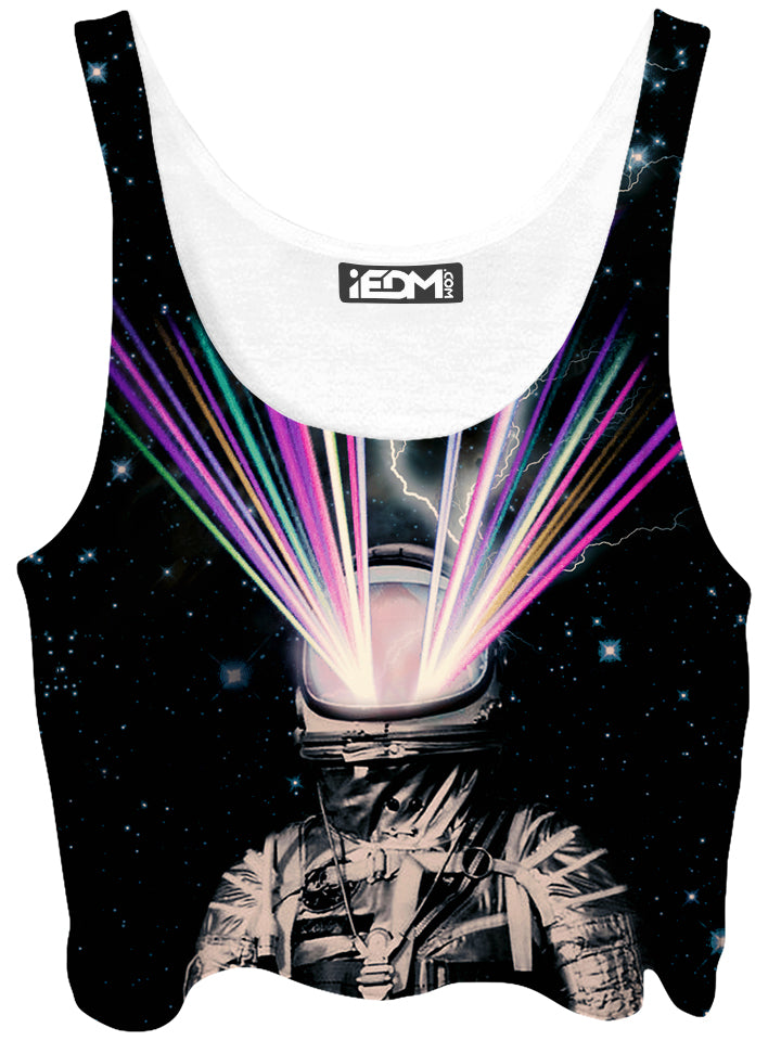 80's Astronaut Crop Top