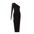 Long Sleeve One Glove Dress With Cutouts