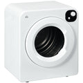Freestanding 6kg Vented Tumble Dryer, Stackable, Portable Dryer with 7 Programs, White