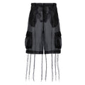 Organza Black Shorts