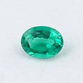 Oval Shape Colombian Green Gemstone