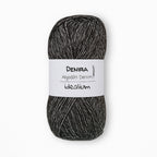 Ovillo Idealium Denira - Algodón 50g, jaspeado efecto denim