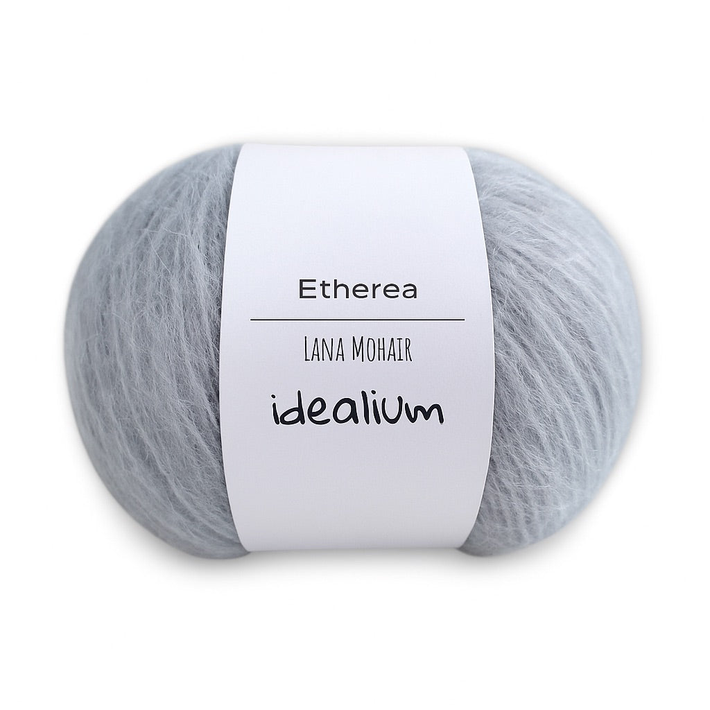 Ovillo Idealium Etherea – Lana y Mohair 25 g, sedoso y esponjoso
