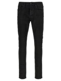 Purple P001 Jeans — Black