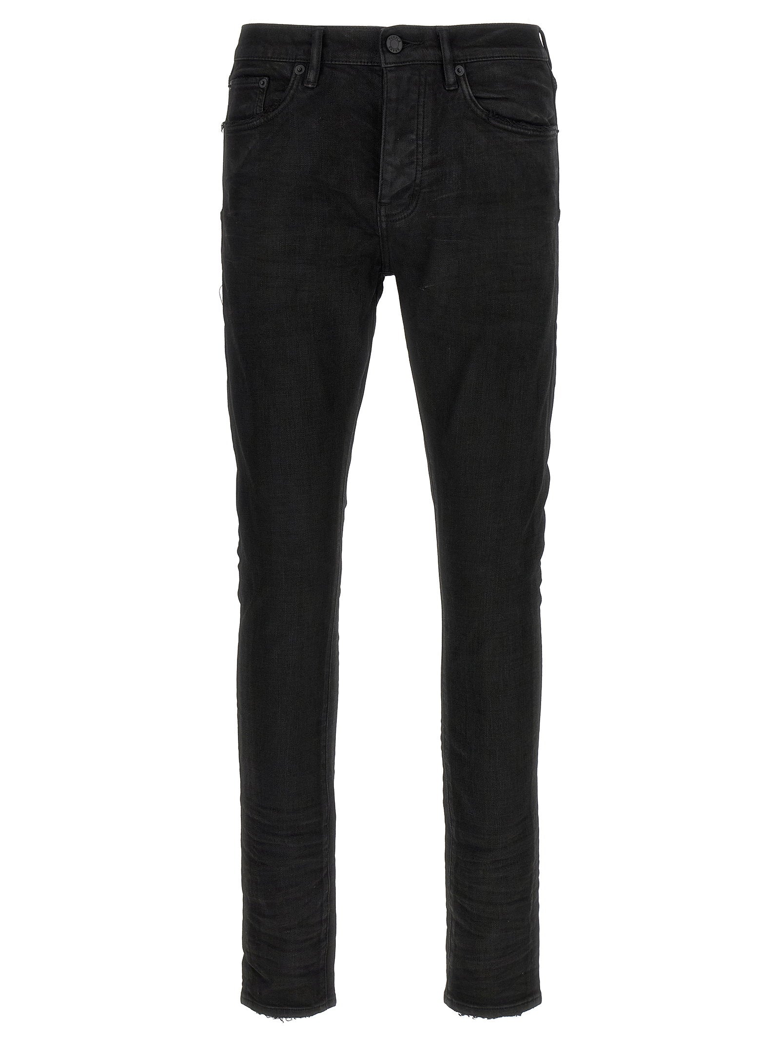 Purple P001 Jeans — Black