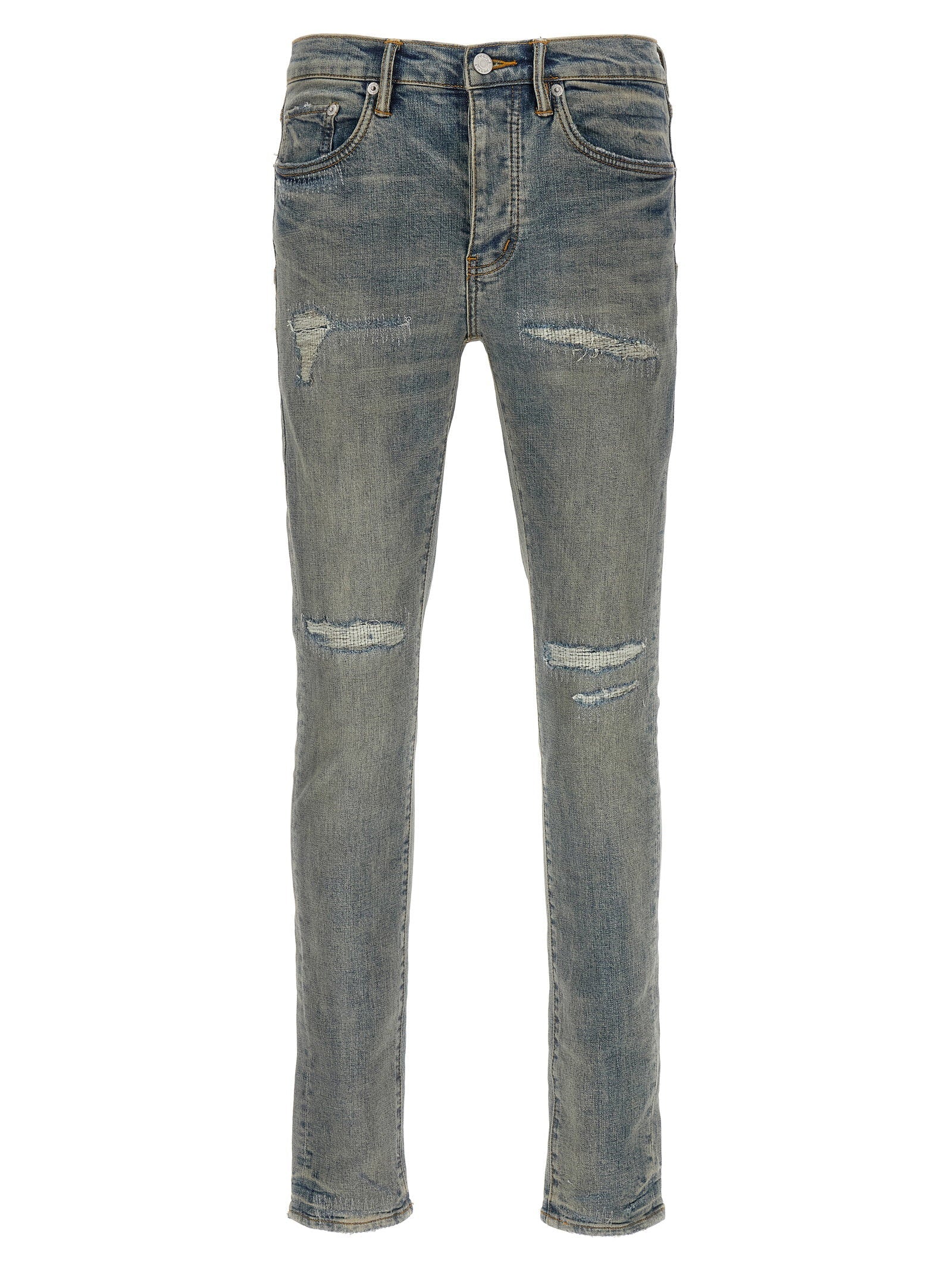 Purple P001 Jeans — Light Blue