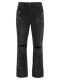 Purple P011 Jeans — Black