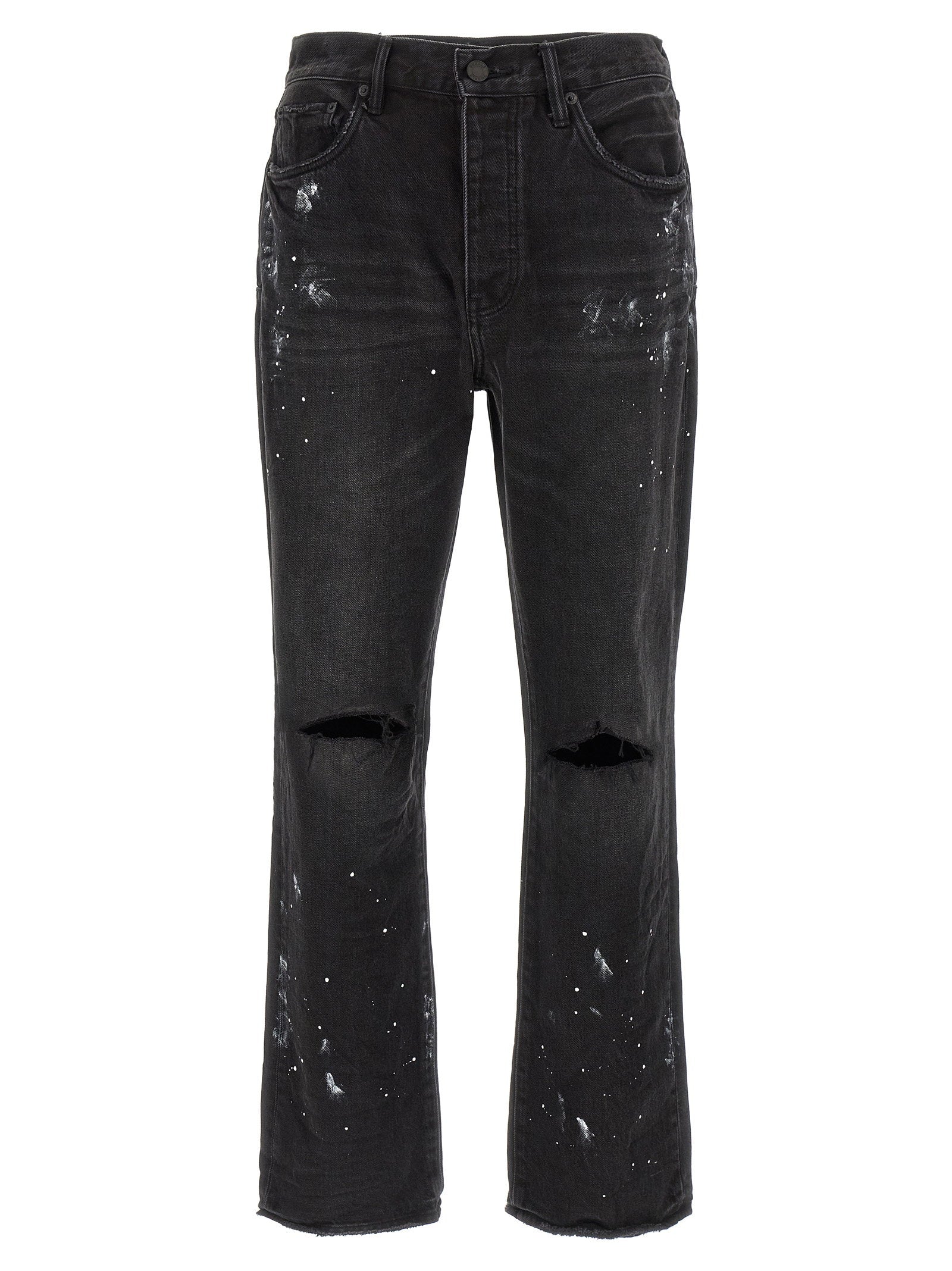 Purple P011 Jeans — Black