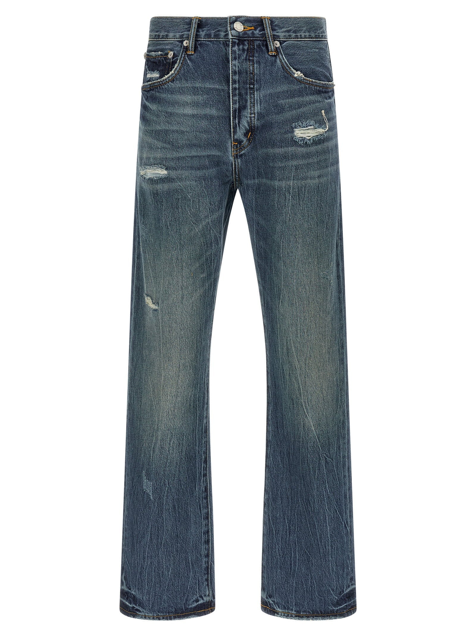 Purple P011 Jeans — Blue