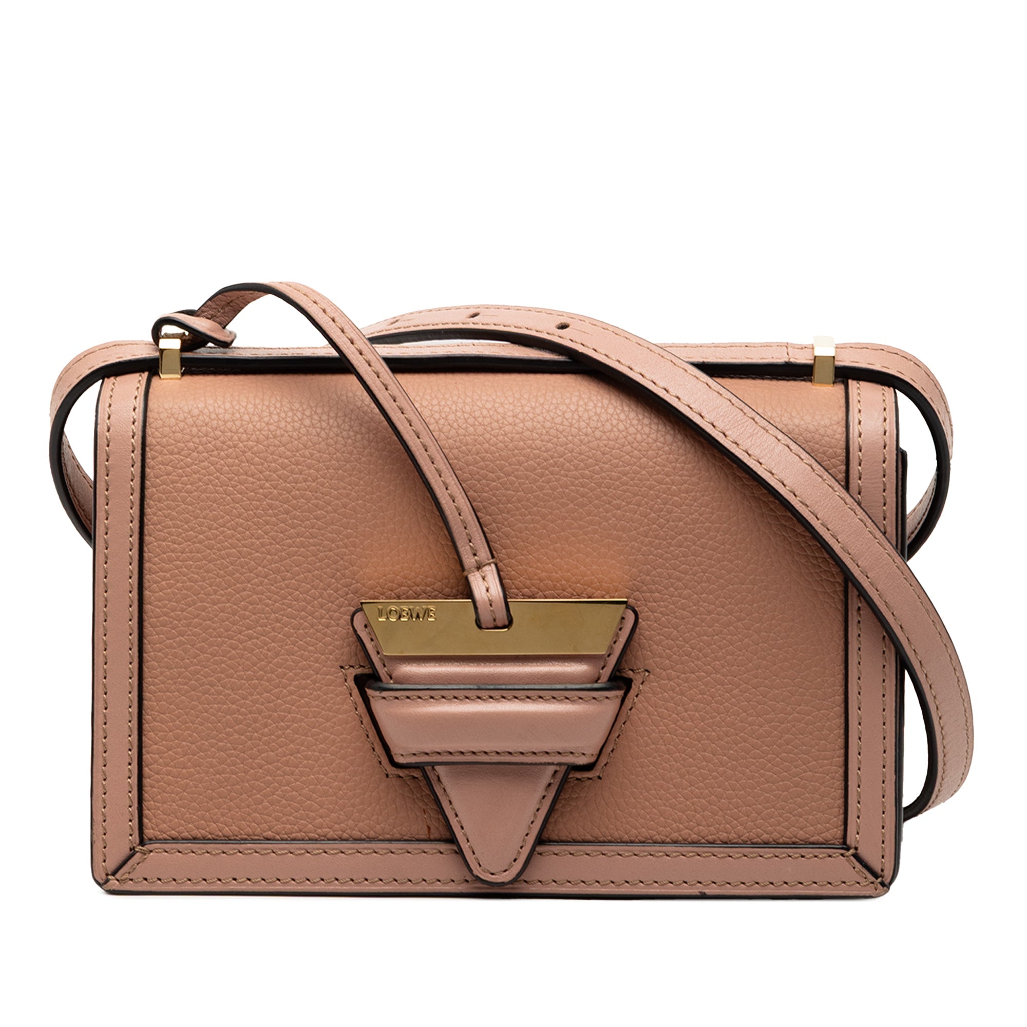 Mini Grained Calfskin Barcelona Crossbody