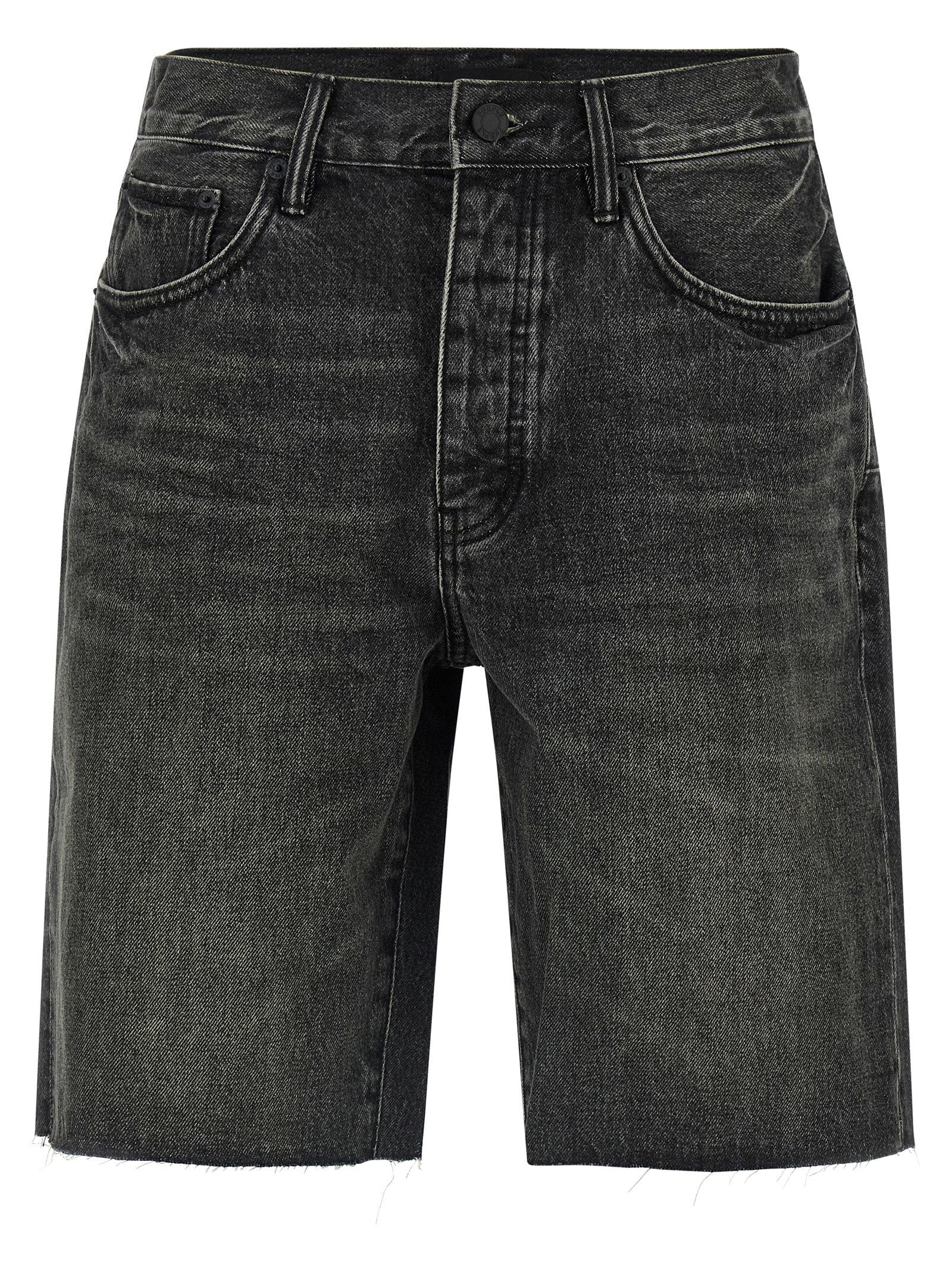 Purple P059 Kamari Bermuda Shorts — Black