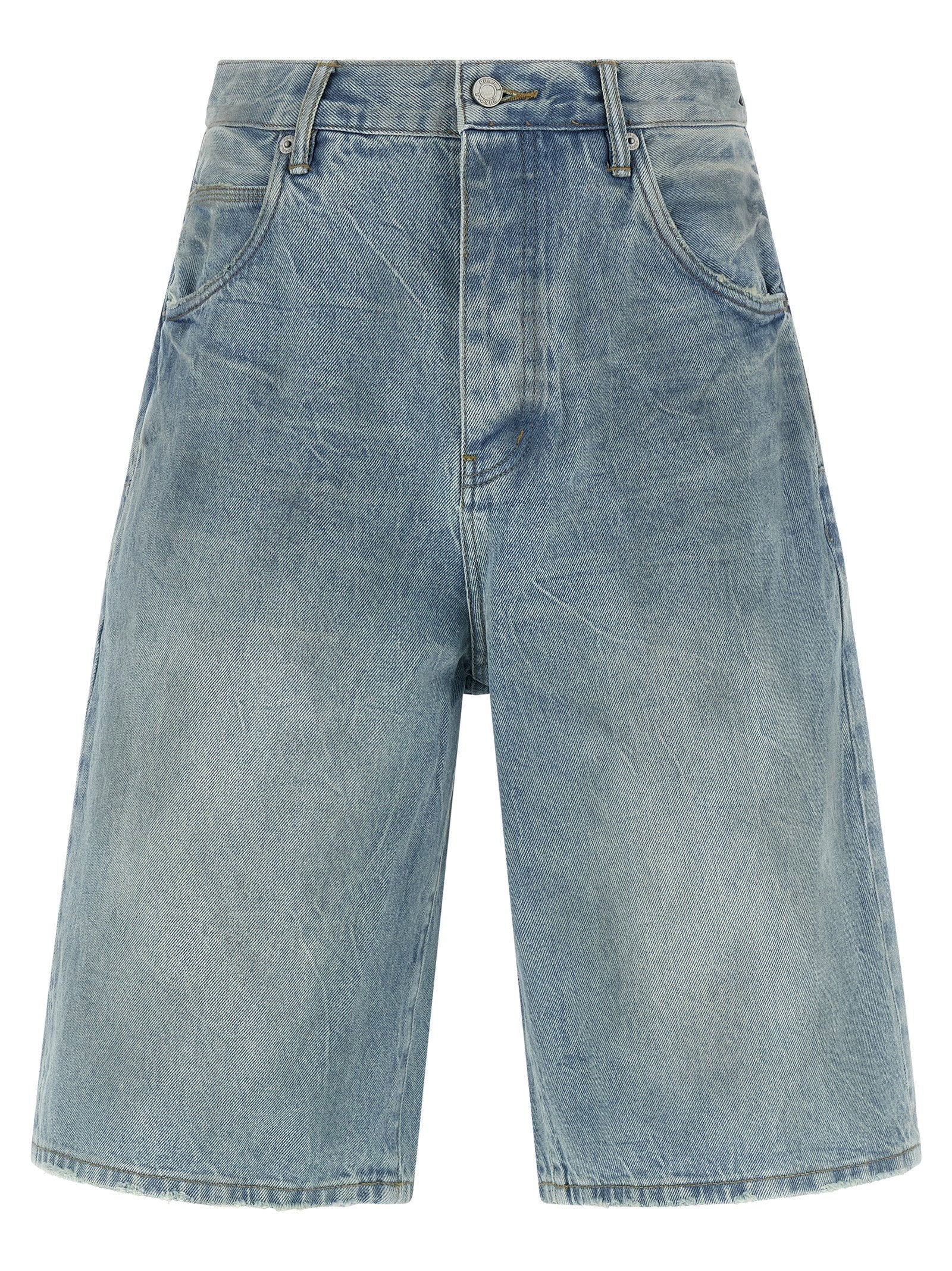 Purple P070 Bermuda Shorts — Blue