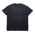 Purple Textured Inside Out SS Tee