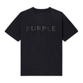 Purple Crystals Textured SS Tee