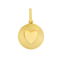 Radiating Heart Charm