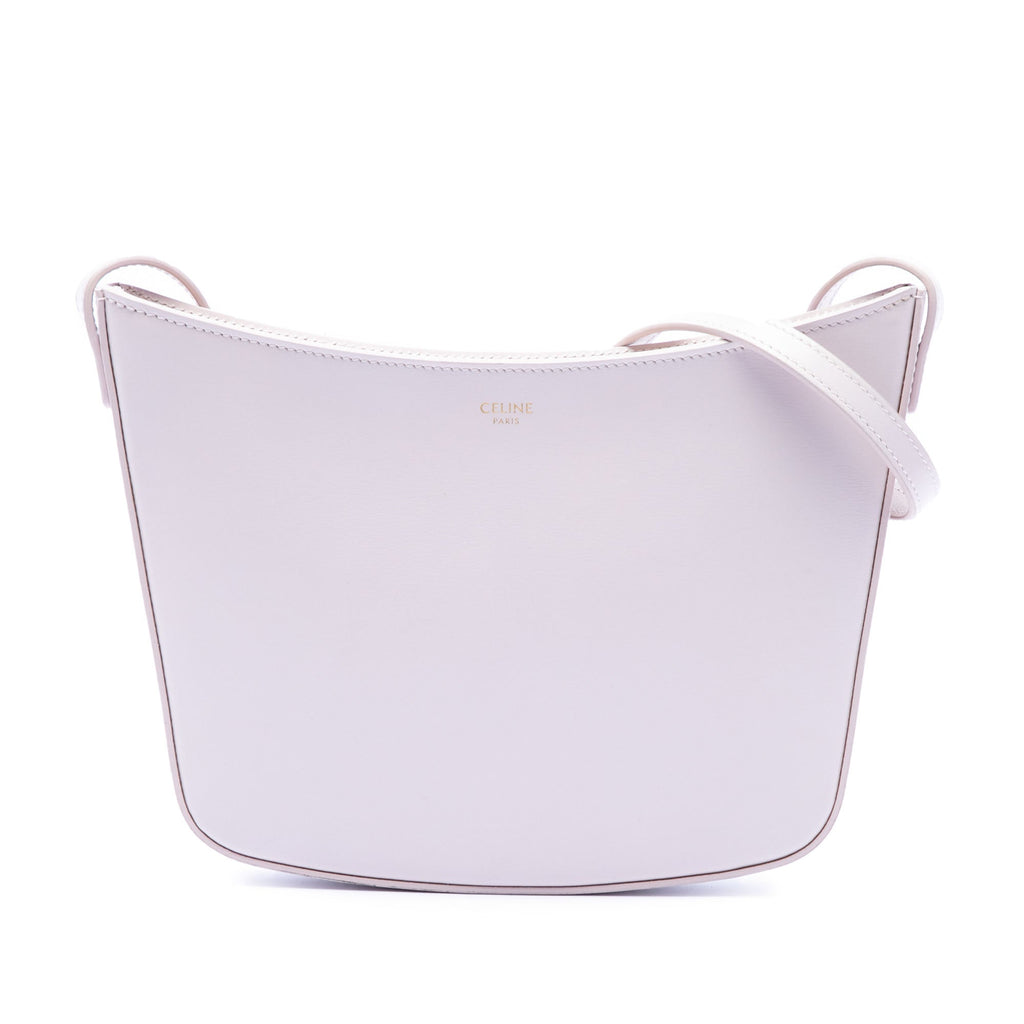 Medium Shiny Calfskin Croque Shoulder Bag