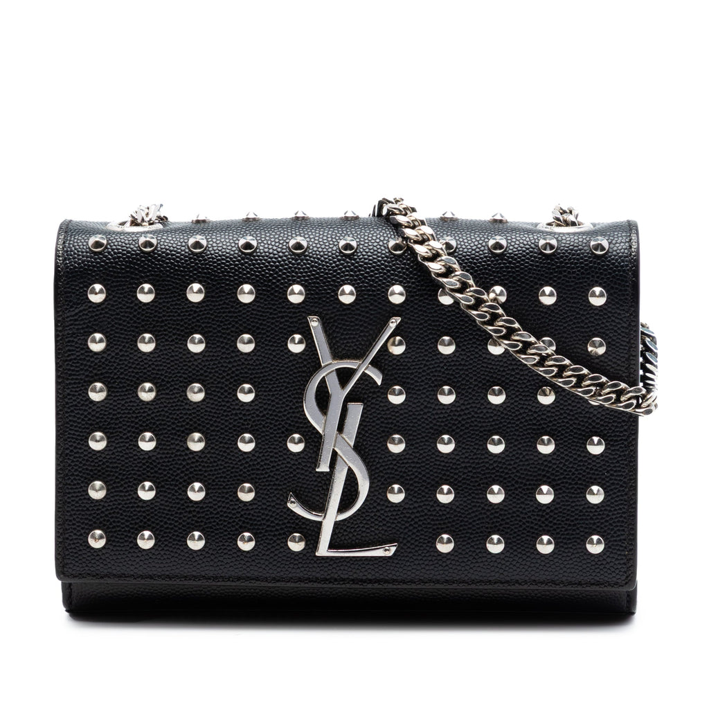Small Grain De Poudre Studded Monogram Kate Crossbody