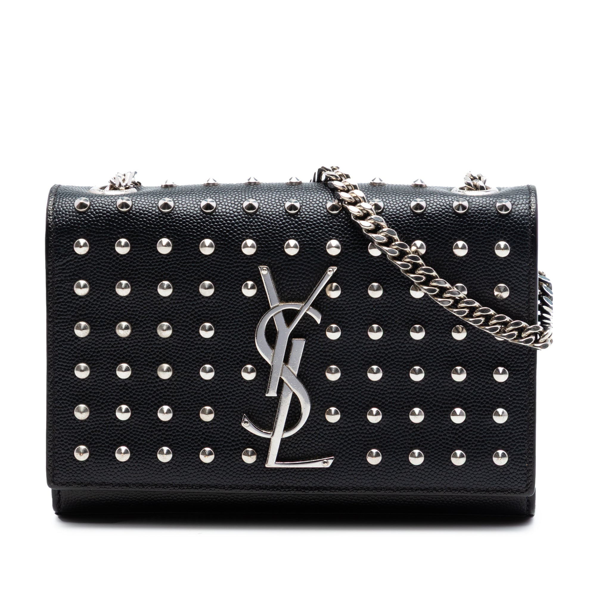 Small Grain De Poudre Studded Monogram Kate Crossbody
