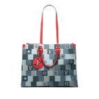 Monogram Denim Onthego GM