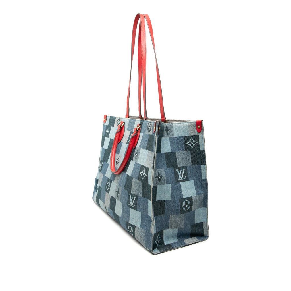 Monogram Denim Onthego GM