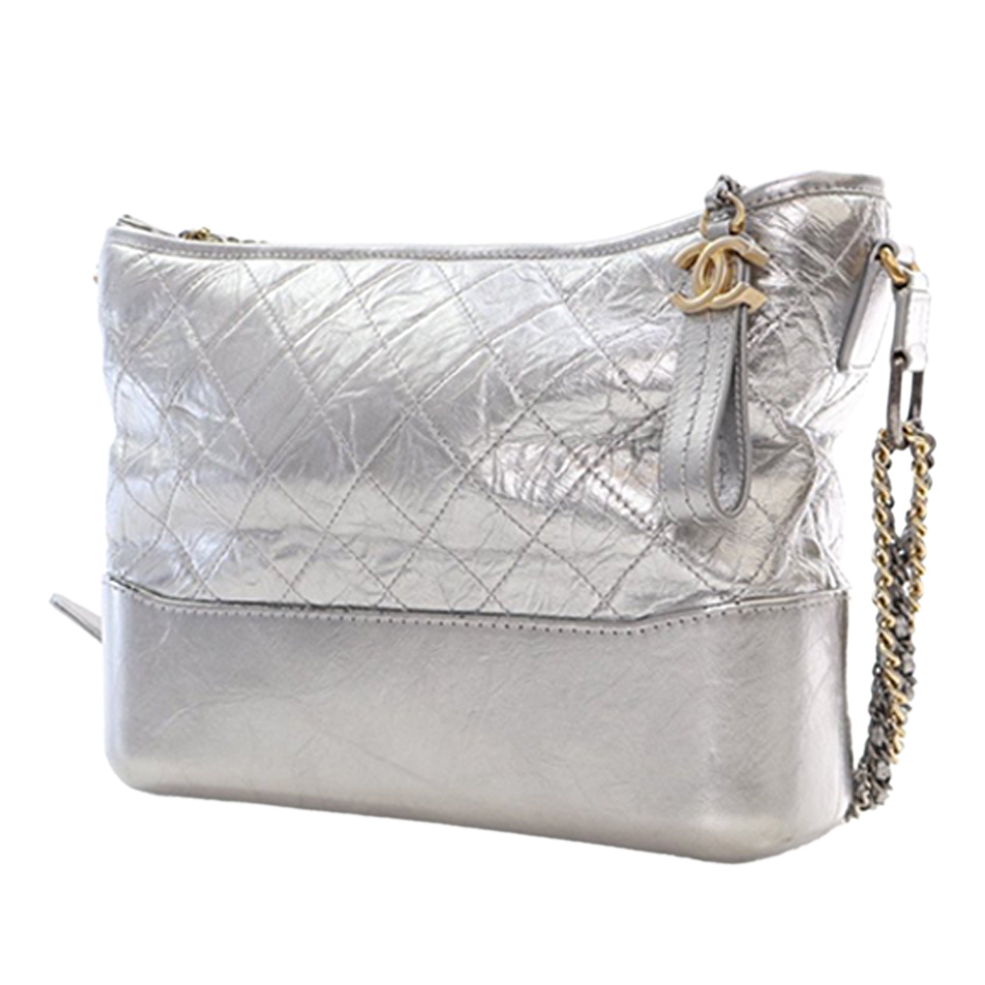 Medium Aged Calfskin Gabrielle Hobo
