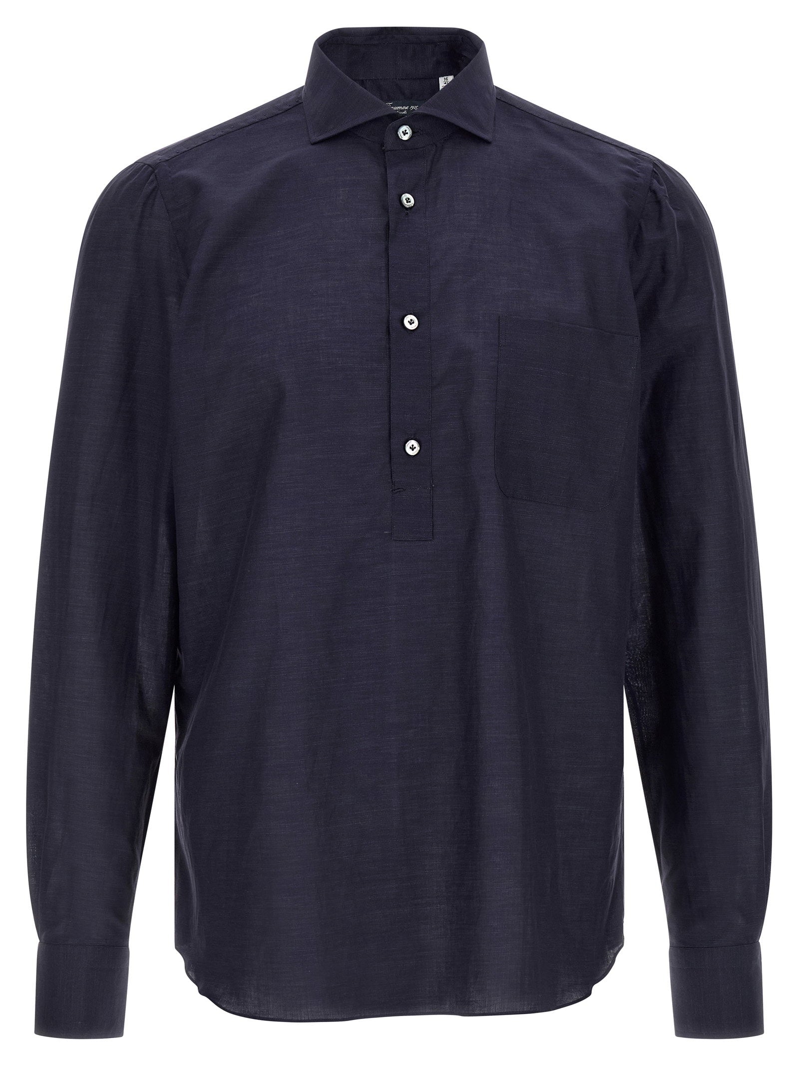 Finamore Porto Shirt — Navy