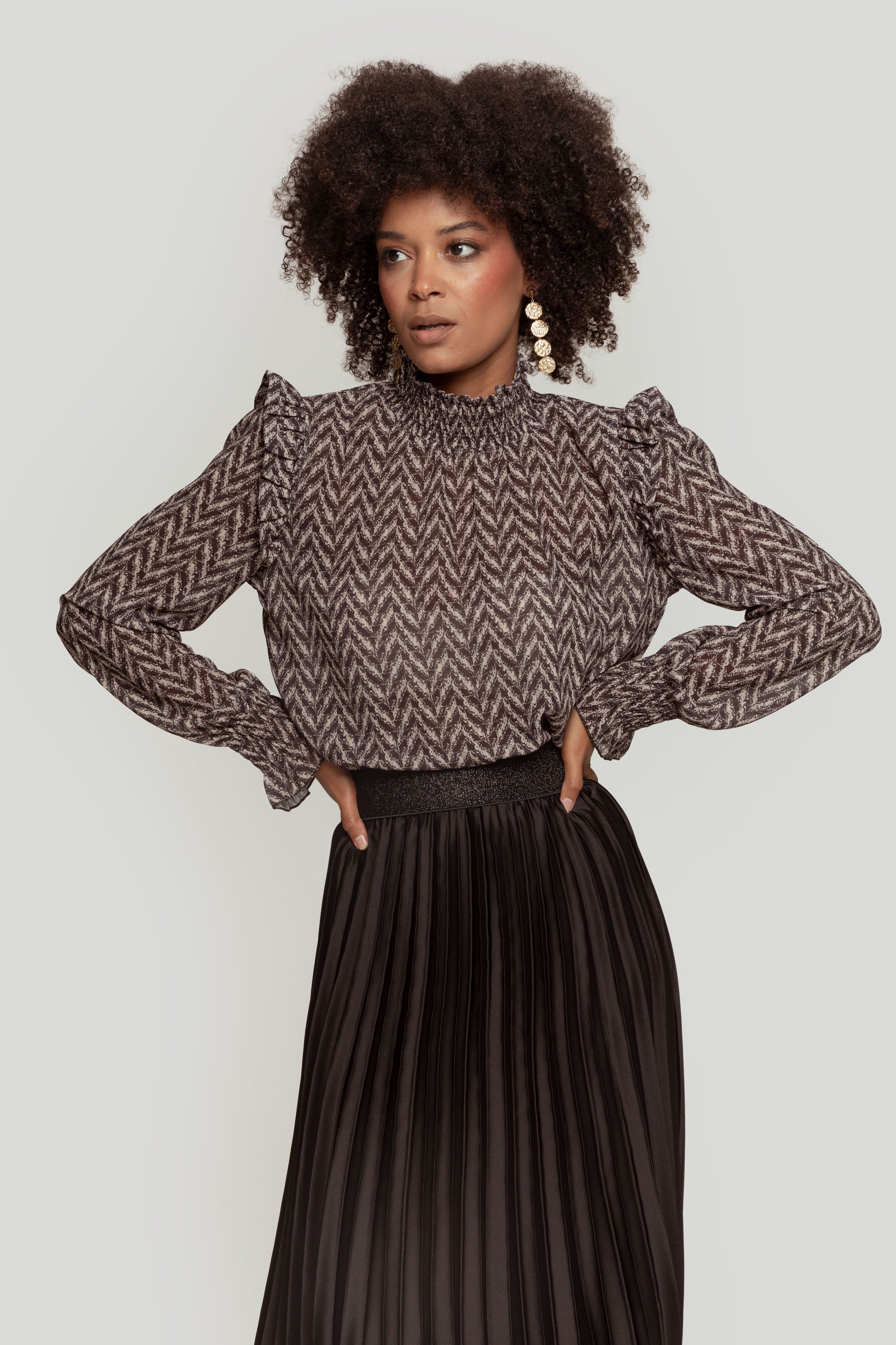 BLUSA  ESTAMPADA