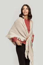 PONCHO  TRENZADO