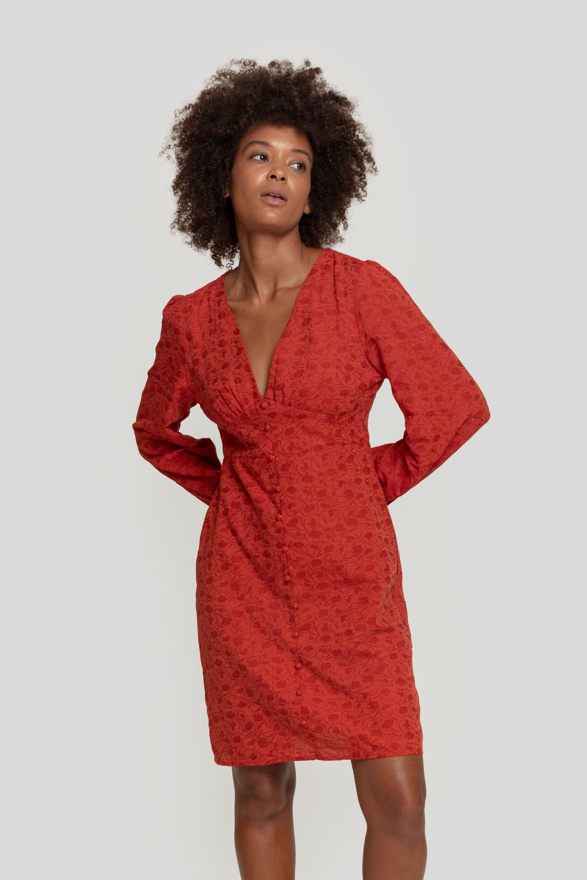 VESTIDO  BOTONES