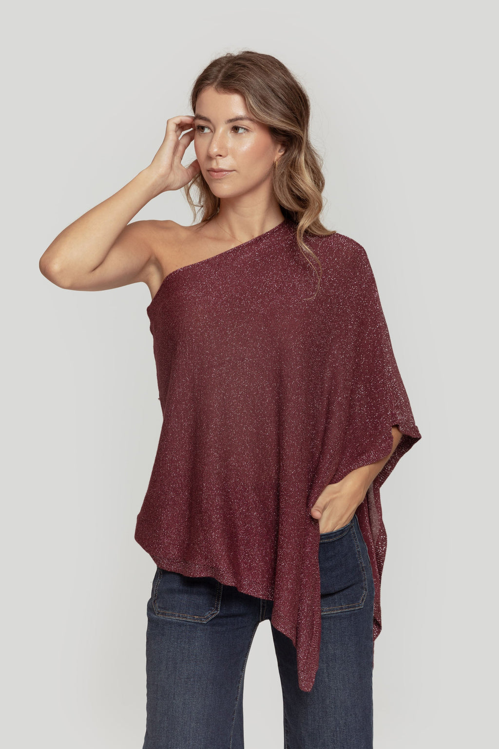 PONCHO  BRILLO