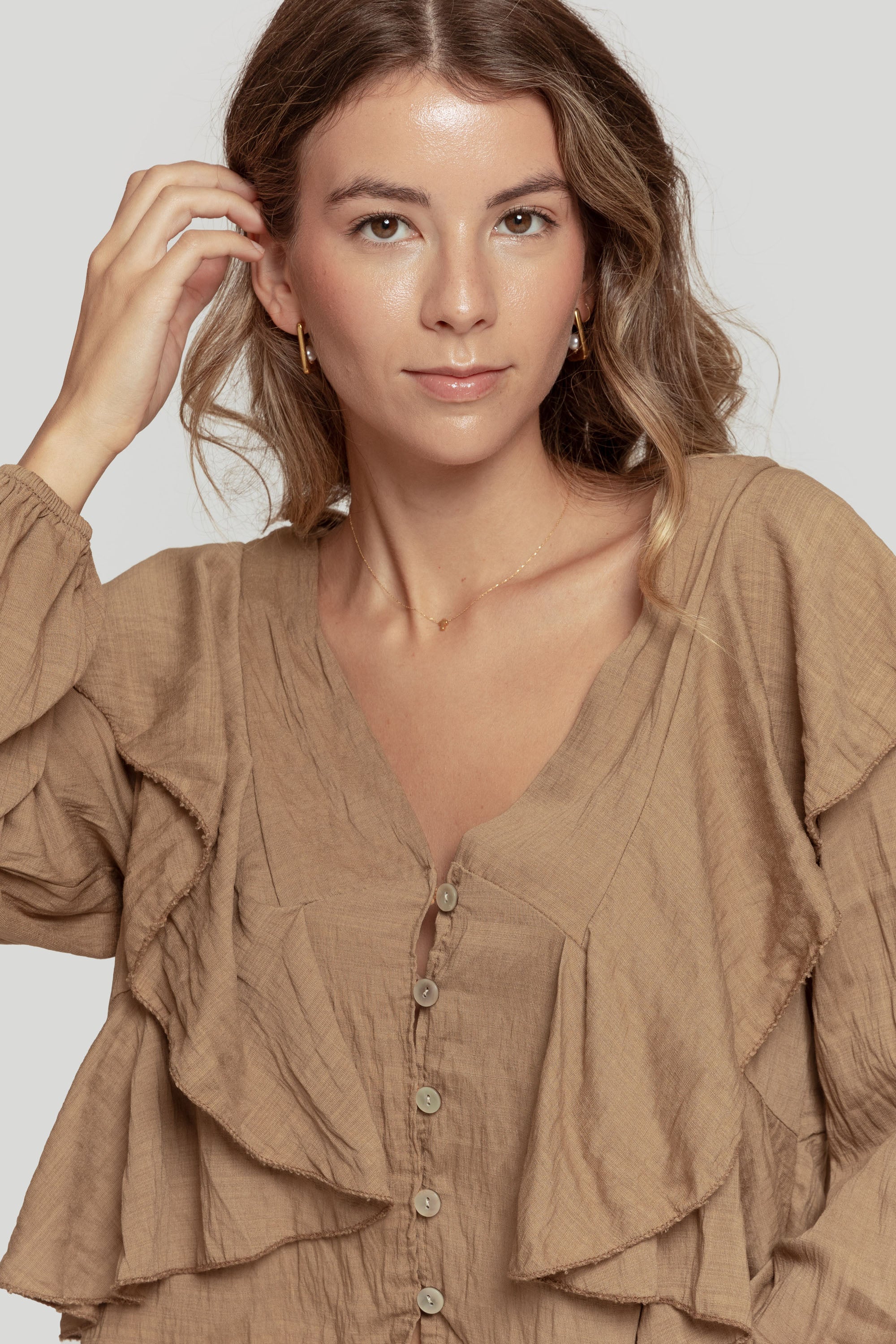 BLUSA  VOLANTES