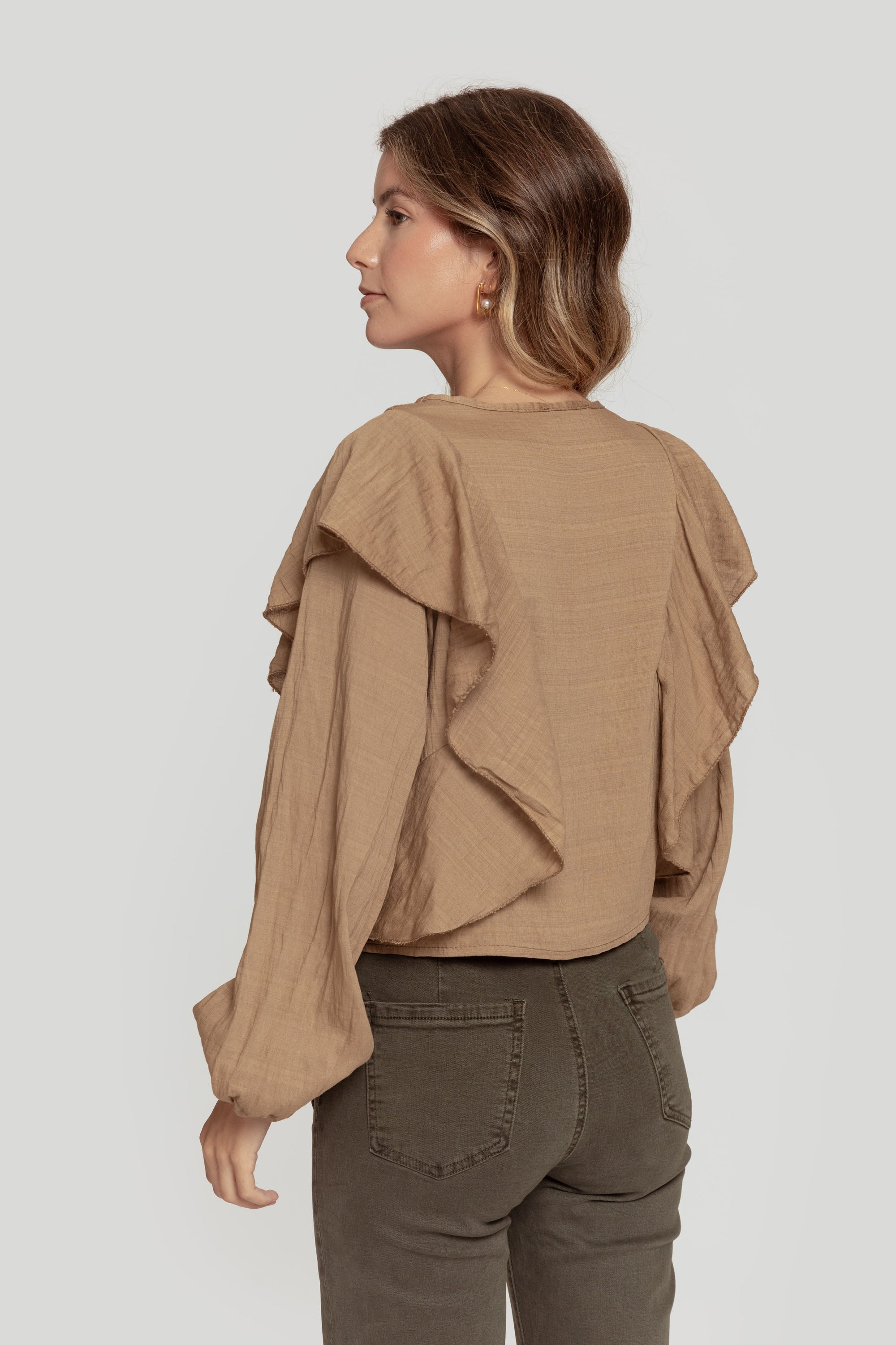 BLUSA  VOLANTES
