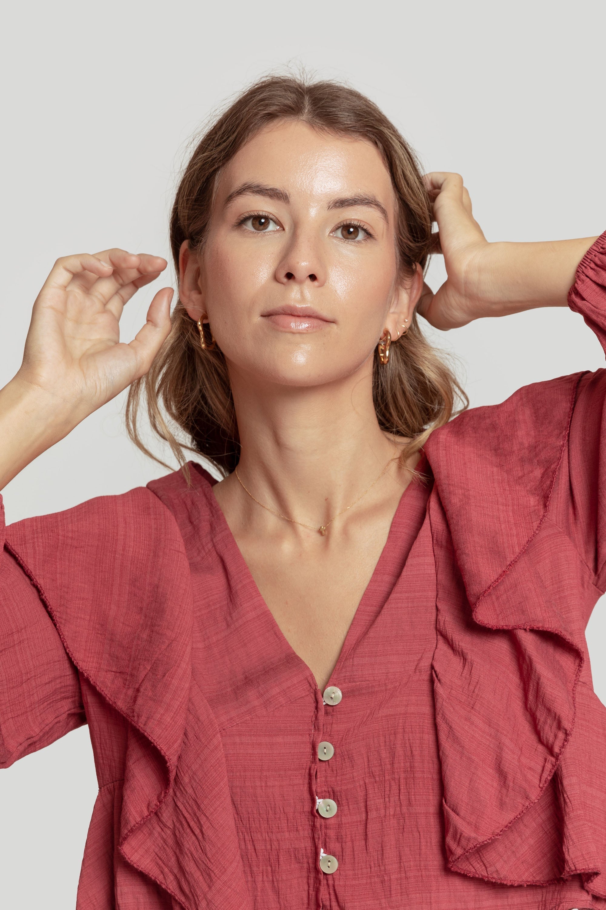 BLUSA  VOLANTES