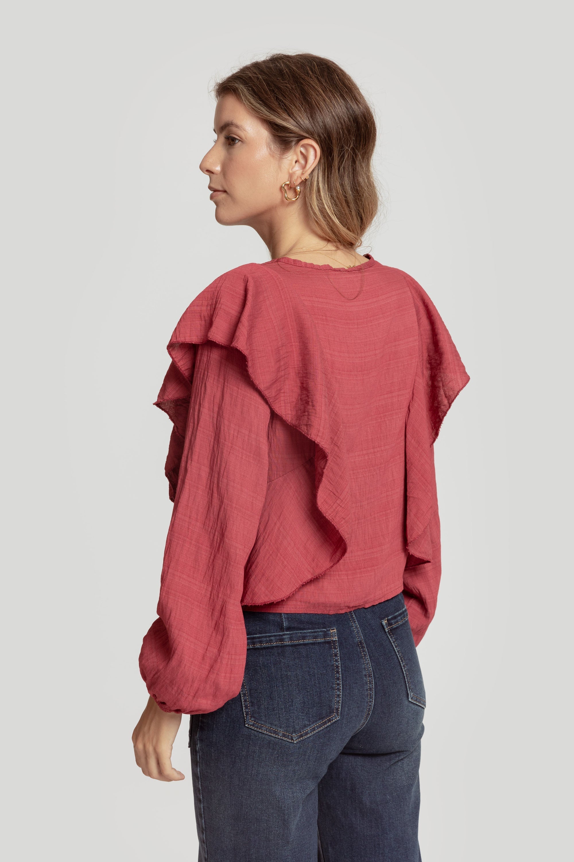 BLUSA  VOLANTES