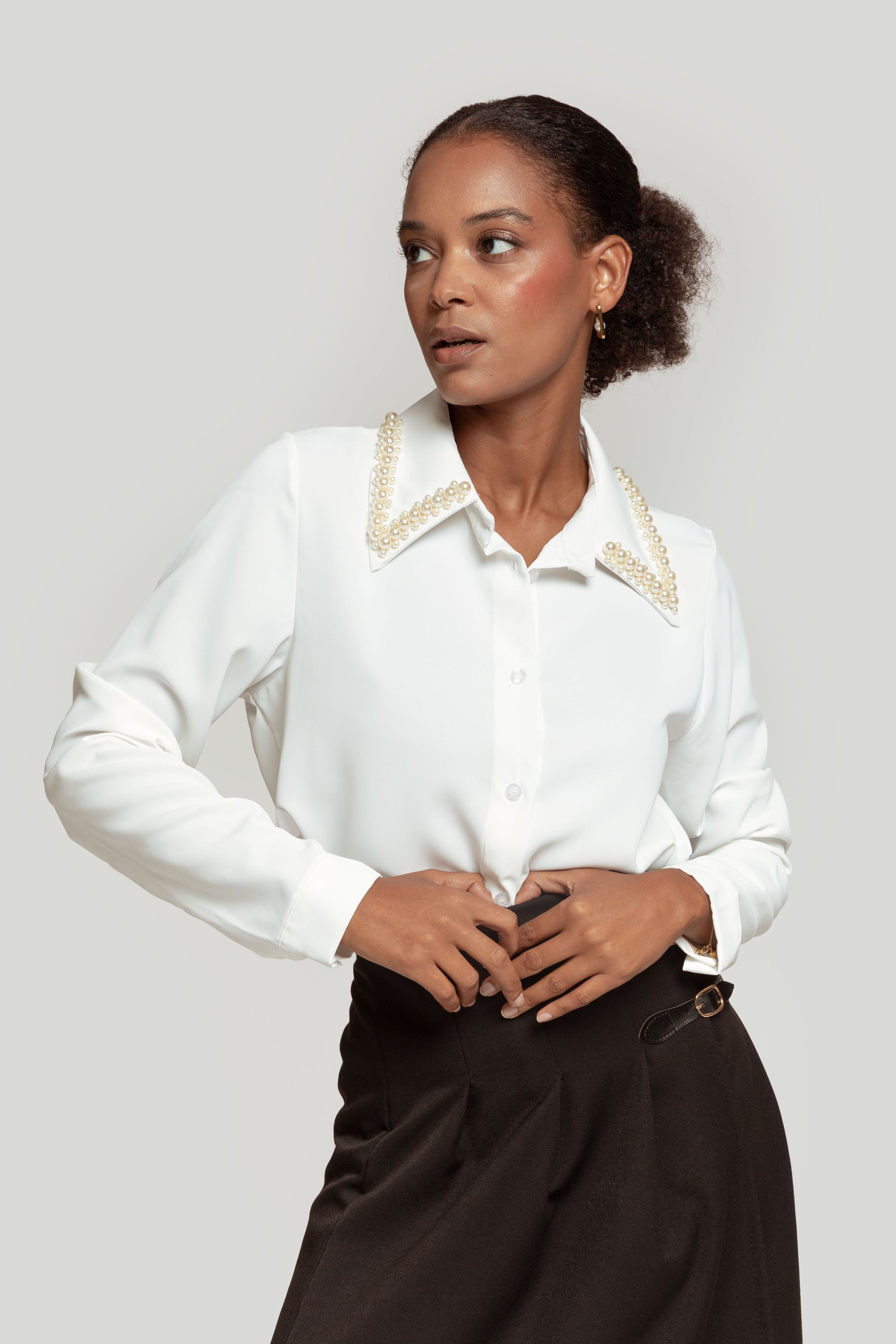 CAMISA  PERLAS