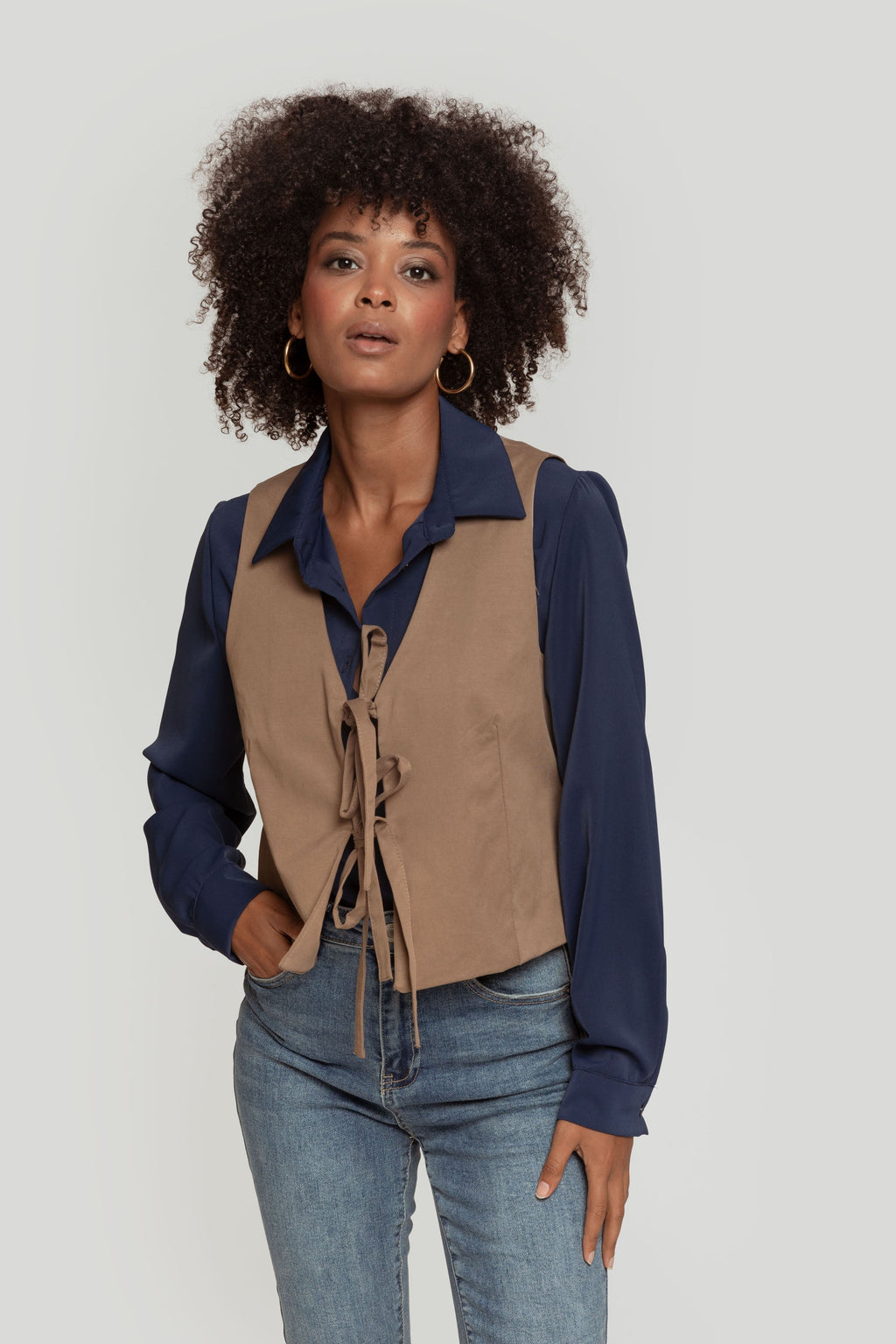 CHALECO  TENCEL